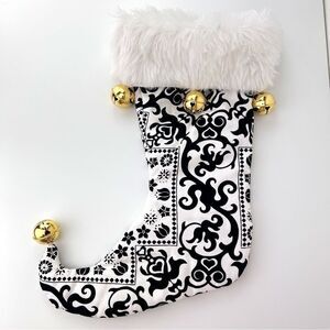 Marcel Wanders for Target 2009 Christmas Holiday Stocking Black And White